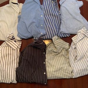 Lot of 8 button down shirts